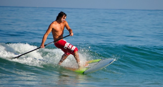 man surfing